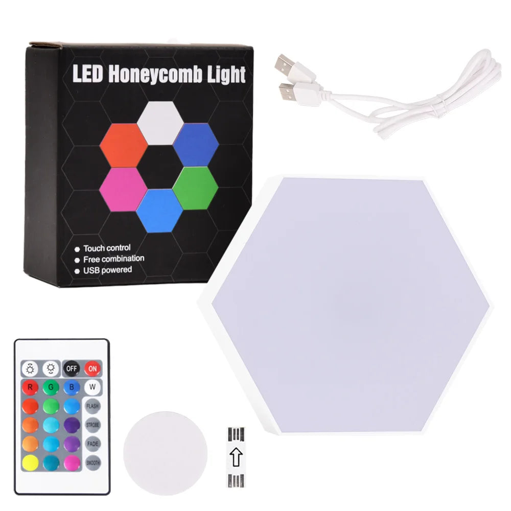 Panneaux LED Hexagonaux Muraux RGB — SetupFlow